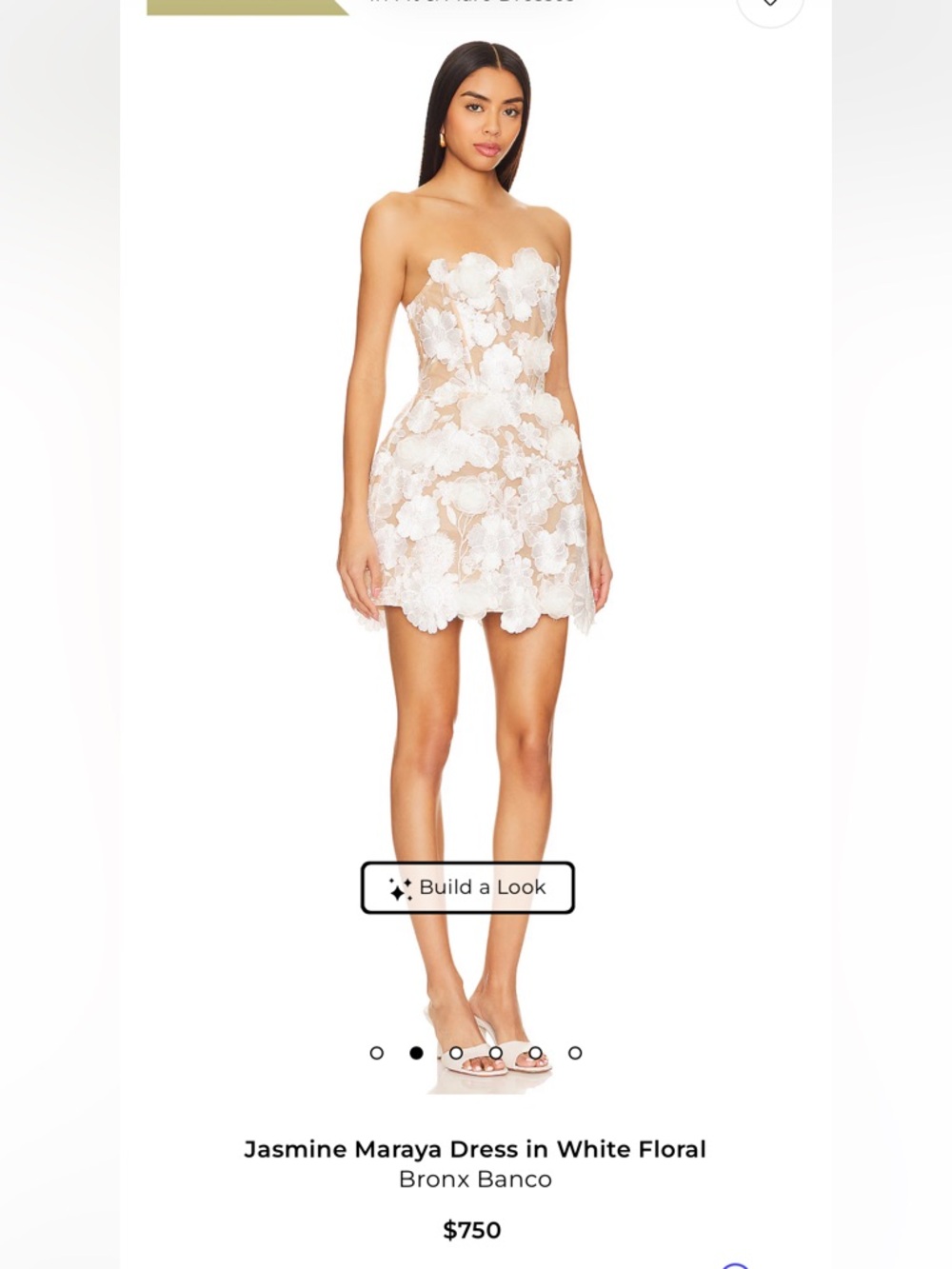 Bronx Banco Jasmine Maraya Dress in White Floral